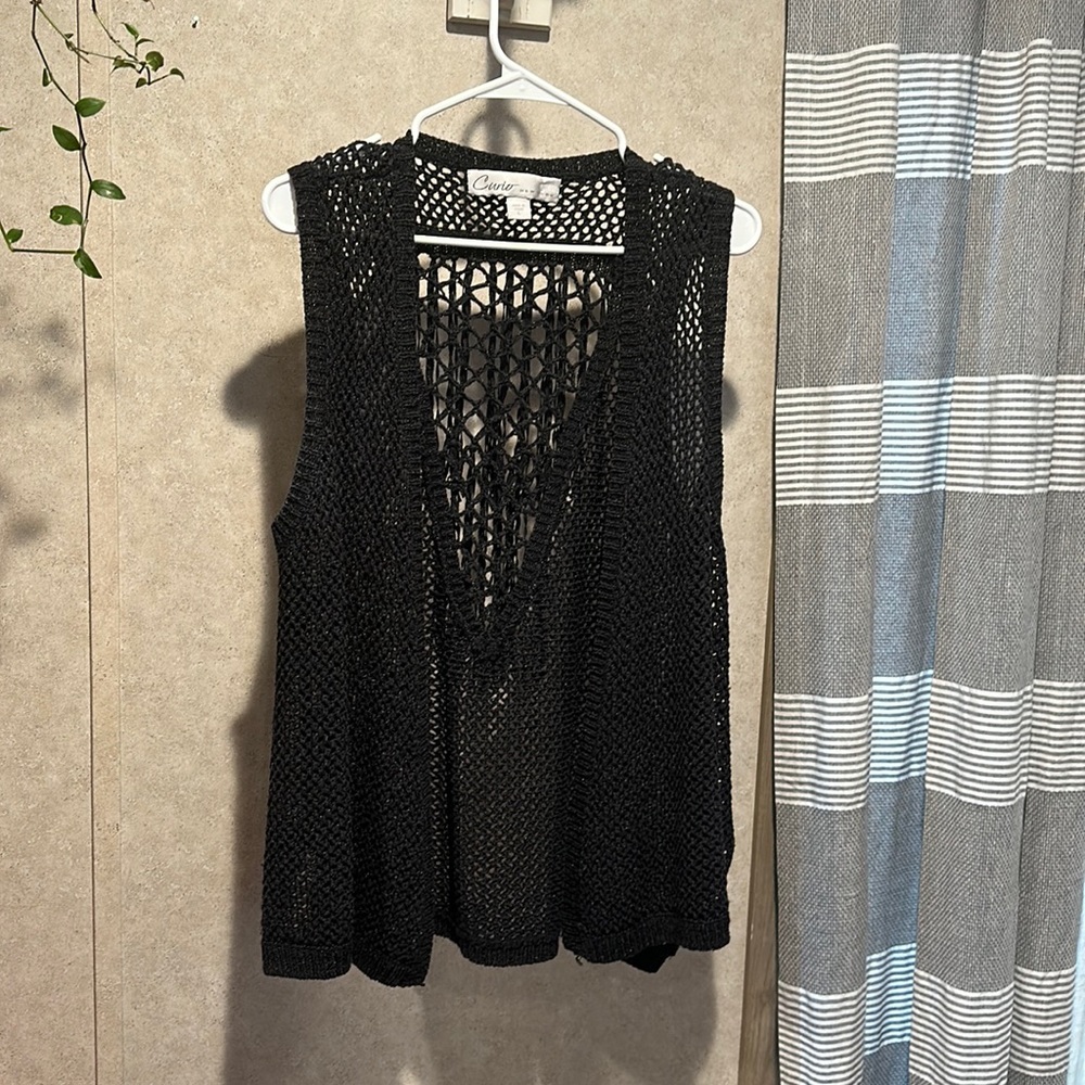 Curio NEW YORK Crocheted Vest